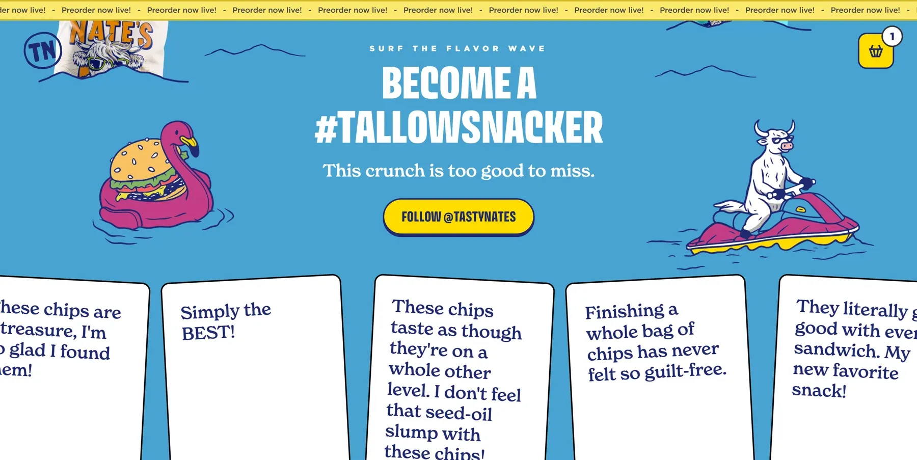 Tasty Nate’s: reviews and the newsletter