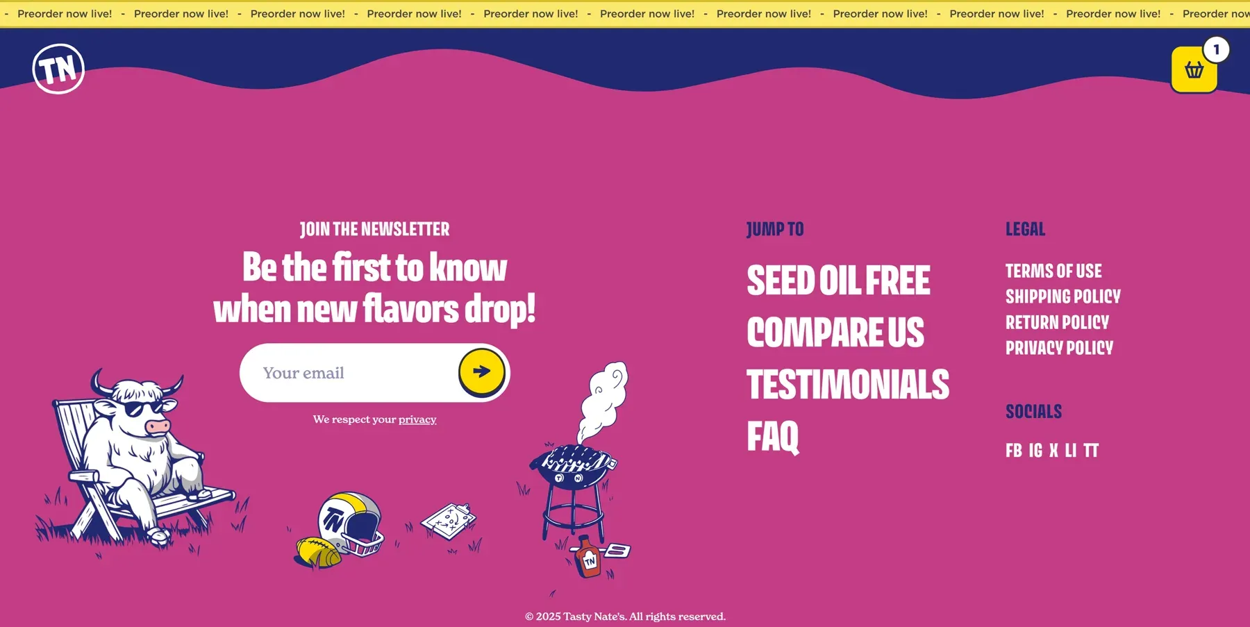 Tasty Nate’s: reviews and the newsletter