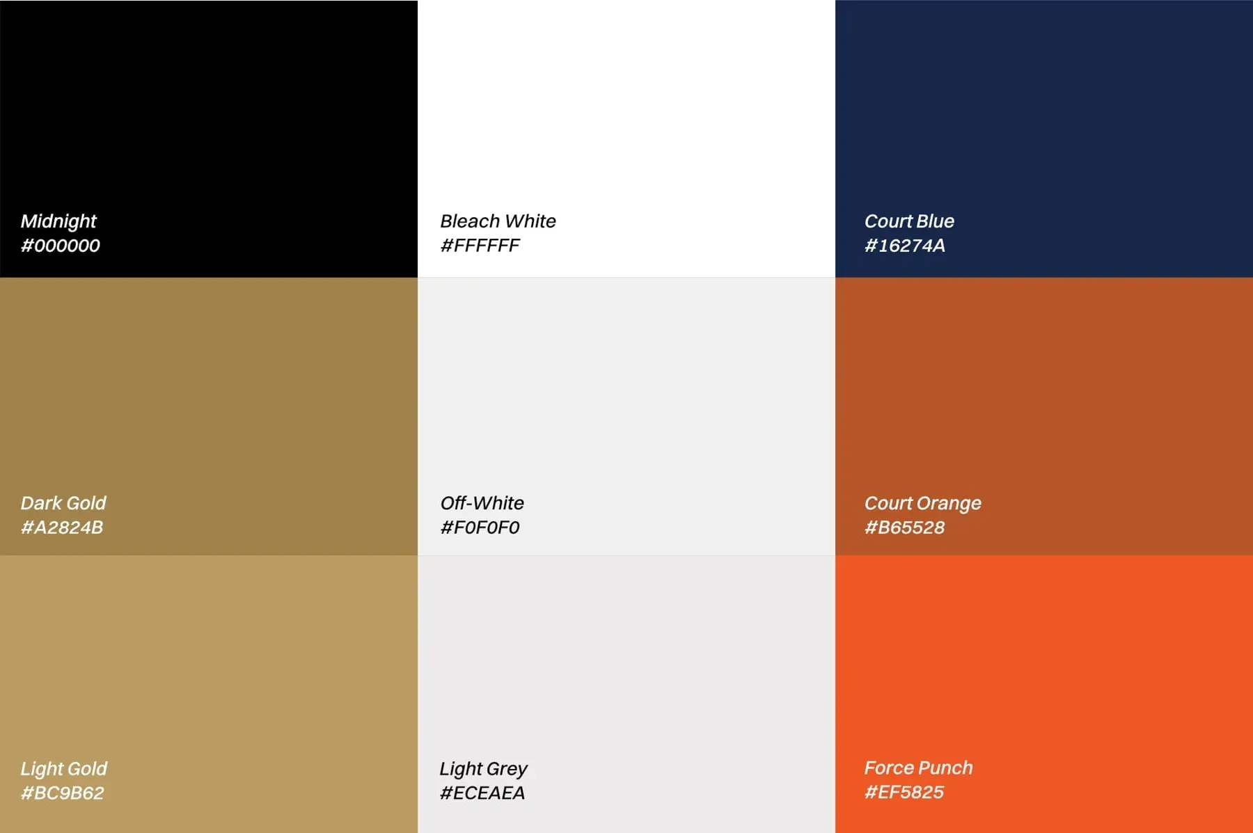 Pickleforce: type and colour