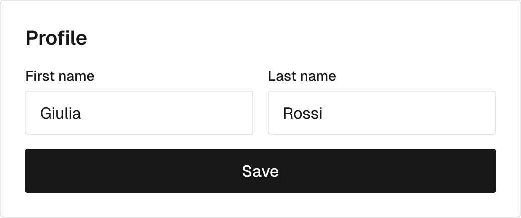 Account / Profile in the wireframe kit
