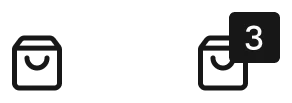 Navbar / Cart icon in the wireframe kit