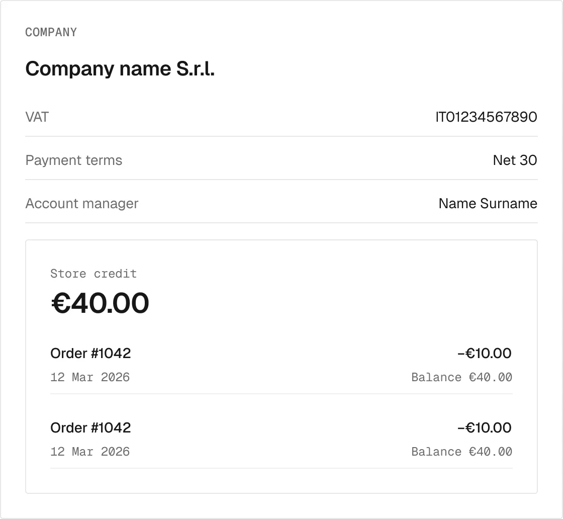 Account / Company in the wireframe kit