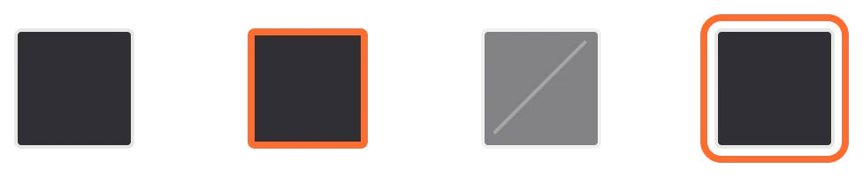 Variants / Swatch value in the wireframe kit