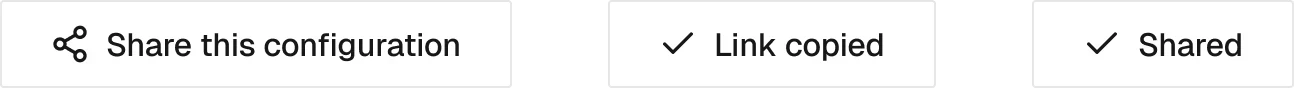 Server / Configurator share in the wireframe kit